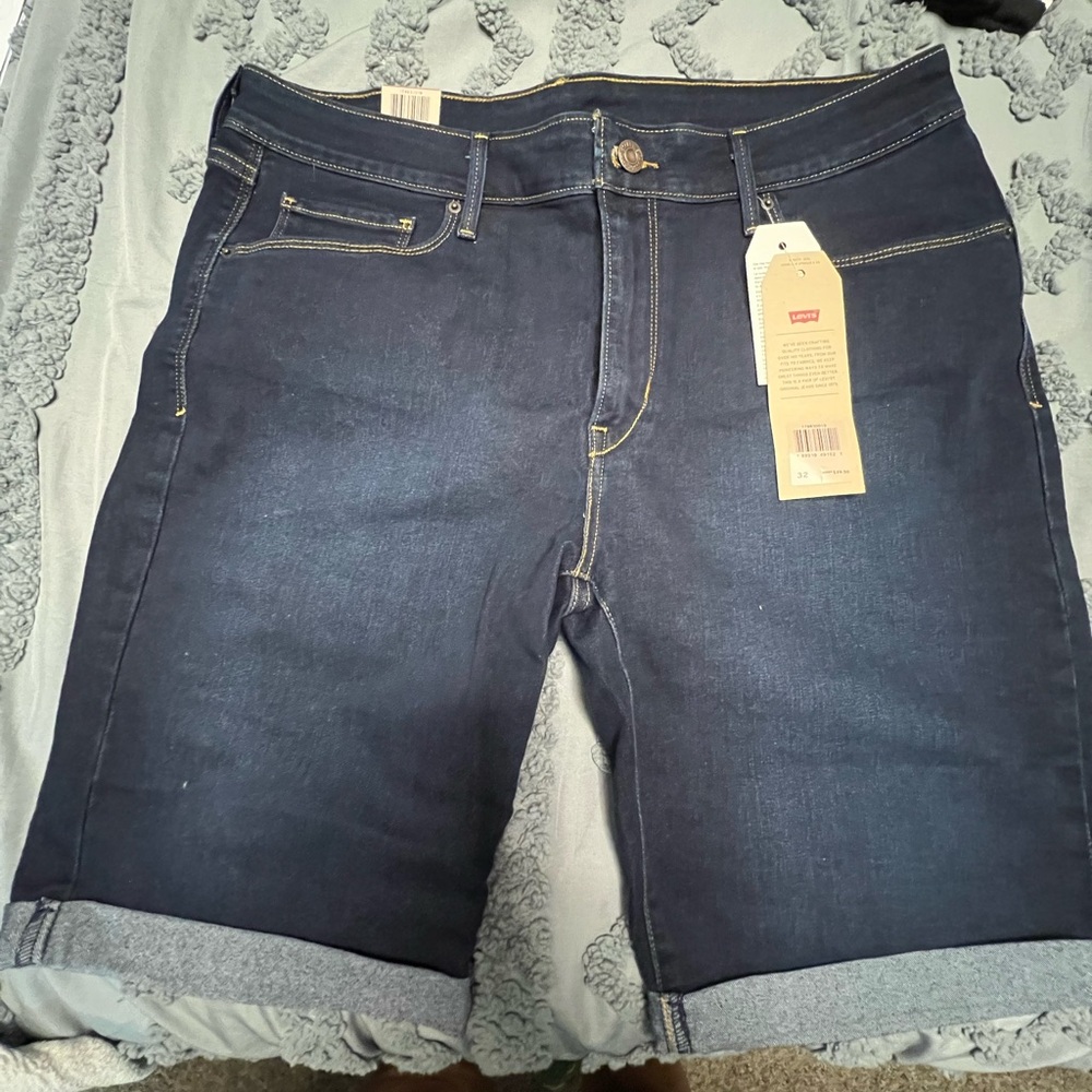 Levi's Indigo Denim Shorts